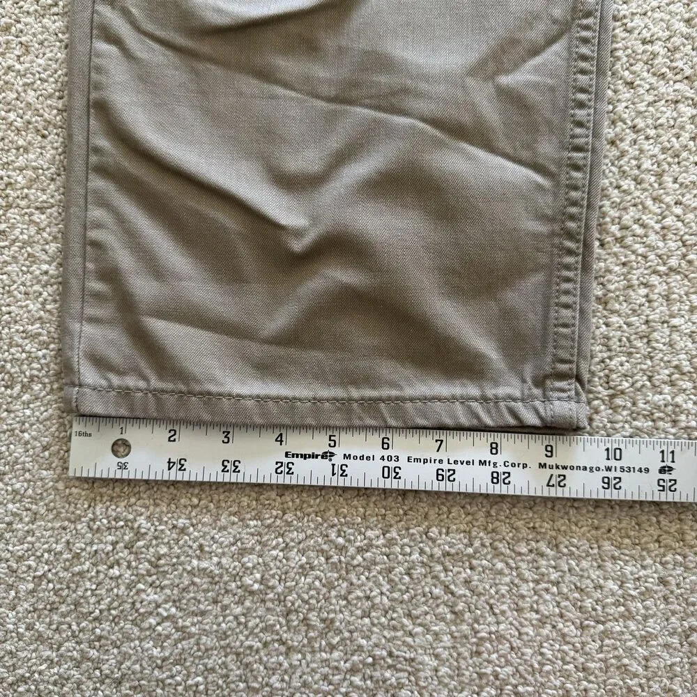 Levi's 559 Jeans Mens 44x32 Beige Relaxed Straight Zip Fly Denim 5 Pocket